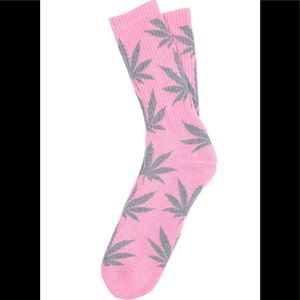 *NEW WITH OUT TAGS* MENS HUF PLANT LIFE SOCKS PINK